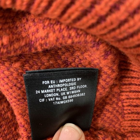 Anthro Moth Wool Blend Knitted Pencil Skirt #2776 - Picture 6 of 6